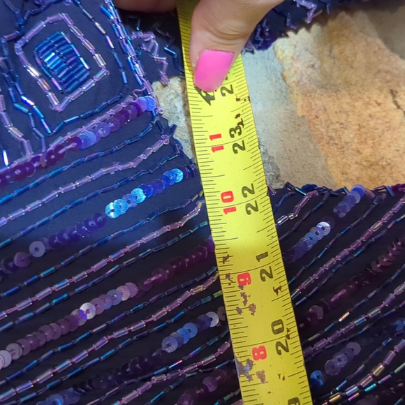 Judith and creations silk sequins evening top - Picture 14 of 16